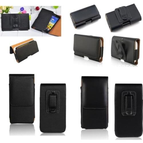 Leather Pouch Holster Belt Magnectic Clip Case Holder For HTC Desire 700/7088/HTC Desire 610 12 /Homtom ZOJI Z6 /HOMTOM HT16 Pro