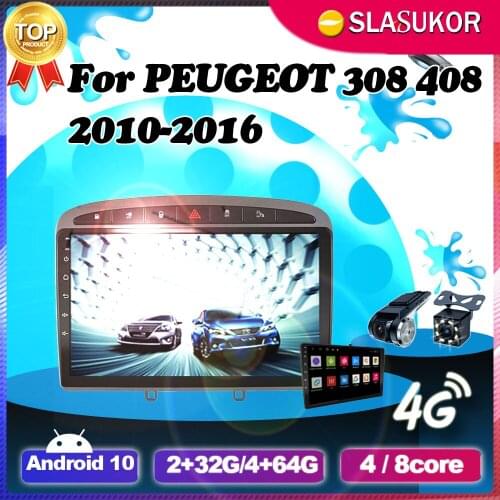 Android Multimedia Video Audio Player For Peugeot 408 308 308SW 2010-2016 DSP Car Radio Navigation GPS Head Unit Mirror Link 4G