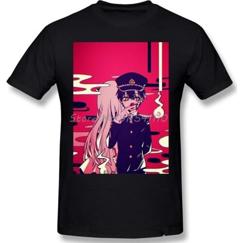 Men Clothing Toilet-bound Hanako-kun Nene Yashiro Anime T-Shirt Jibaku Shounen Hanako Fashion Short Sleeve