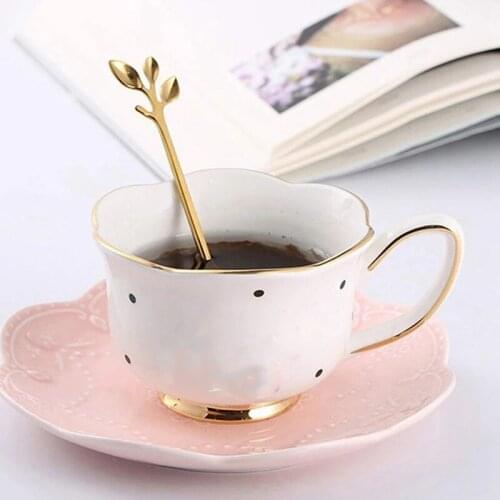 HGHO 12Pcs Dessert Spoon and Fork Set Stainless Steel Mixing Spoon Cake Forks for Home Kitchen Fruit