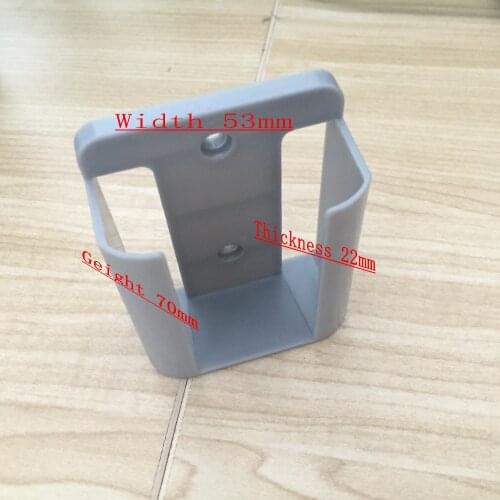 CN-KESI (gray)TV DVD Gree Air Conditioner Wall Mount Remote Control Holder Wall Mounted 2.0in*0.8in*2.7in(53mm*22mm*70mm) 1PCS
