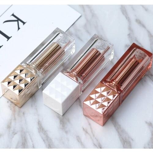 New High Grade Cosmeitc Makeup Lipstick Container DIY Empty Lipstick Tube Plastic Tube for Lip Rouge Wholesale 200pcs/lot