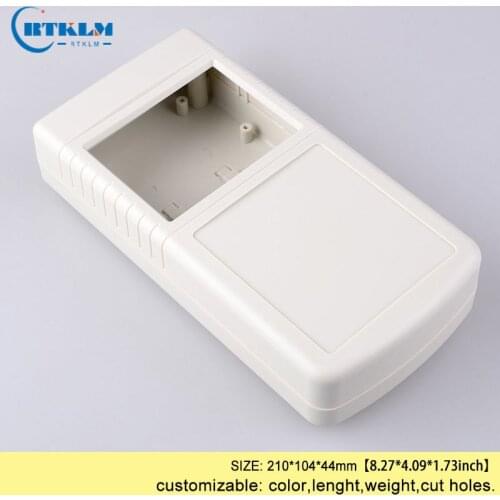 Plastic electronics project box wall mounting circuit board junction box abs plastic enclosure diy instrument case 210*104*44mm