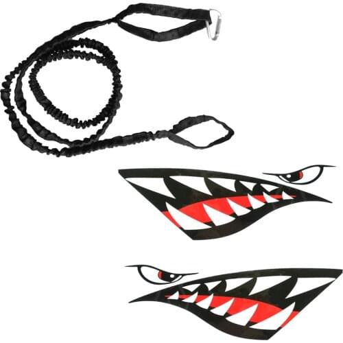 Dinghy Canoe Kayak Paddle Leash Lanyard Fishing Rod Leash Safety Holder Rope Canoe Marine Boat Car Truck Kayak Sticker