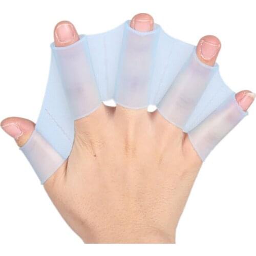 Silicone Material Swimming Fins for Hands Sailor Webbed Flying Fish Webbed Gloves Flippers Lightweight Swimming Webbed Gloves
