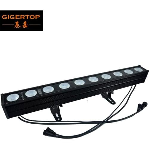 TIPTOP RGBW Linear Bar Wall Washer LED Light 10x30W Color Changing Multicolor Building Park Spotlight Pixel Flood DMX Lighting