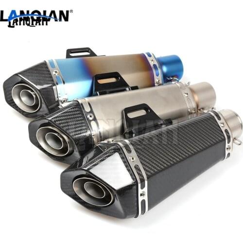 Universal 36-51mm Modified Carbon Fiber Exhaust Motorcycle Exhaust Pipe Muffler For YAMAHA T-MAX 530 500 X-MAX 300 400 125 250