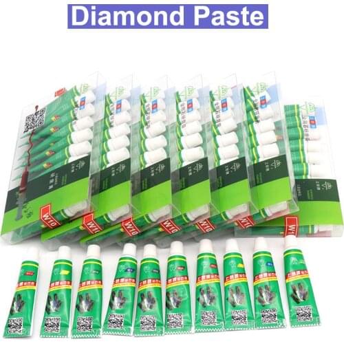 1PCS Diamond Waterborne Abrasive Paste Tube Amber Jade Jewelry Mirror Grinding Polishing Paste Lapping Compound Mesh 320-10000