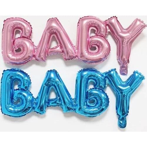35*84cm BABY medium Aluminum Foil Balloon Set Wholesale Baby Birthday Hundred Day Party Decorative Letter Set