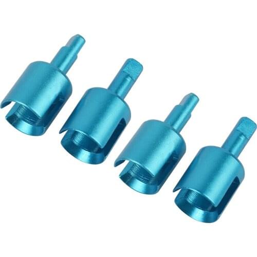 4PCS RC Aluminum Alloy Wheel Axle Cup for Tamiya TT01 TT01E TT02 Touring Car 51006 9005713