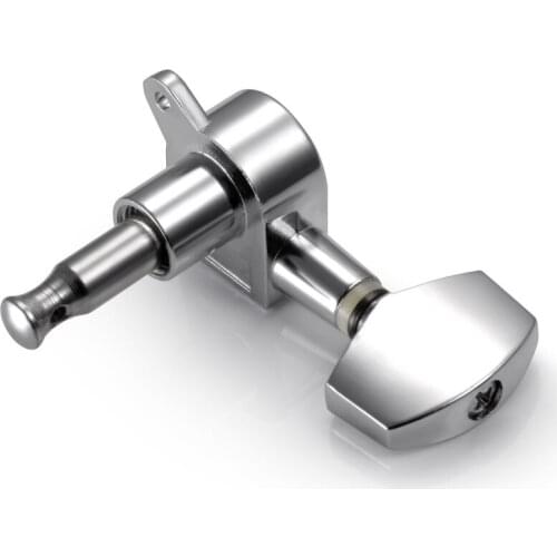 6 Pieces Silver Acoustic Guitar Machine Heads Knobs Guitar String Tuning Peg Tuner(3 for Left + 3 for Right)