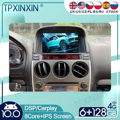 For Mazda 6 Android 10 Car Stereo Radio with Screen Tesla Radio Player Car GPS Navigation Head Unit