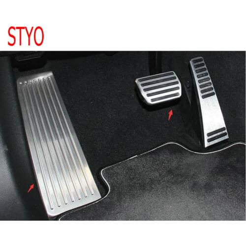 STYO Car stainless steel Gas brake pedal Cover for For Volvo XC60 2018 2019 XC90 2015-2018 S90 V90 2017 2018 AT pedal
