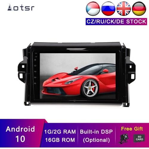 AOTSR Android 10 Car GPS For Toyota Hilux 2015-2018 Car Navigation Auto Accessories Multimedia Player DSP Stereo Head Unit