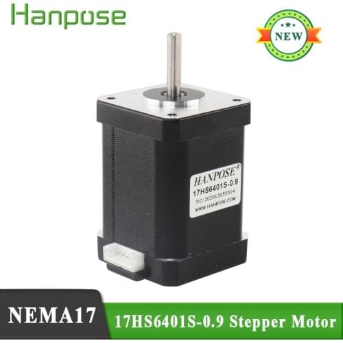 Free shipping 4-lead 17HS6401S-0.9 degree 42 motor 42BYGH nema17 stepper motor 70N.cm 1.7A For 3D Printer Monitor Equipment