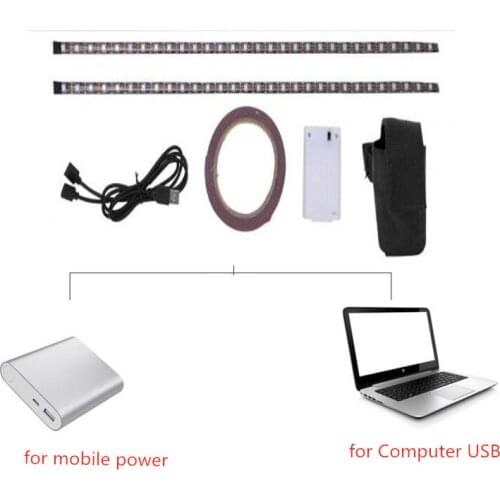 2 pcs of scooter color LED light bar and chassis decoration lights for Ninebot G30LP/G30 electric scooter accessories