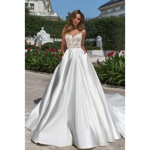 Eslieb Sleeveless Wedding Dresses
