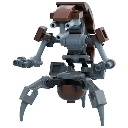 Space War Movie Figure Droideka Destroyer Droids Clone Troopers MOC Starfighter Building Blocks Bricks Toys Christmas Gifts