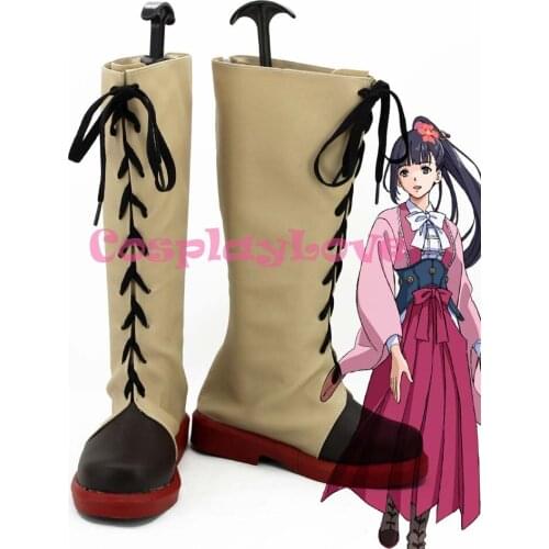 Kabaneri of the Iron Fortress Ayame Yomogawa Cosplay Shoes Boots Hand Made For Halloween Christmas Festival CosplayLove