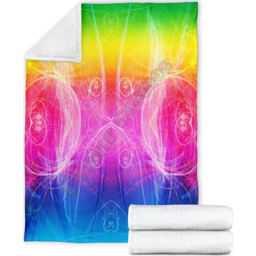 Circular Daze Tie Dye Fleece Blanket 3D full printed Wearable Blanket Adults/kids Fleece Blanket HOME ACCESSORIES