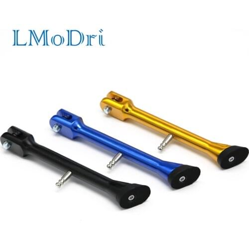 LMoDri New Motorcycle Kickstand Scooter Modification Parts Motorbike Foot Stand Bracket Moped Accessories Side Stand