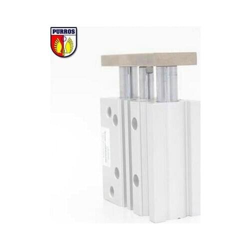 MGPM 40 Compact Guide Cylinder SMC, Bore: 40mm, Stroke: 10/20/30/40/50/60/75mm