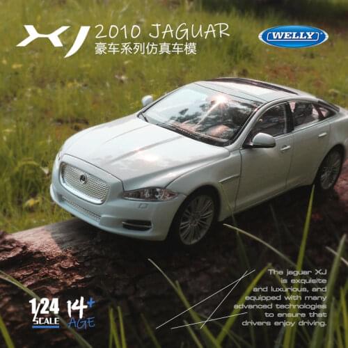 Welly 1:24 JAGUAR XJ alloy car model Diecasts & Toy Vehicles Collect gifts Non-remote control type transport toy