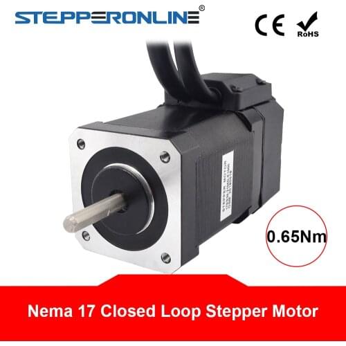 Nema 17 Closed Loop Stepper Motor 65Ncm/92oz.in Encoder 1000CPR 2 Phase Bipolar Nema17 Stepping Motor