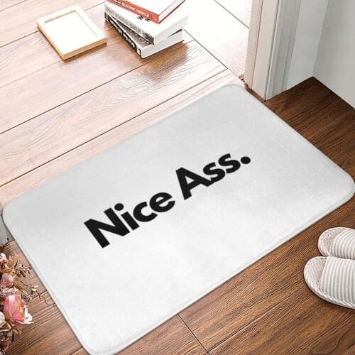 Nice Ass Doormat Carpet Mat Rug Polyester Anti-slip Floor Decor Bath Bathroom Kitchen Bedroom 40x60
