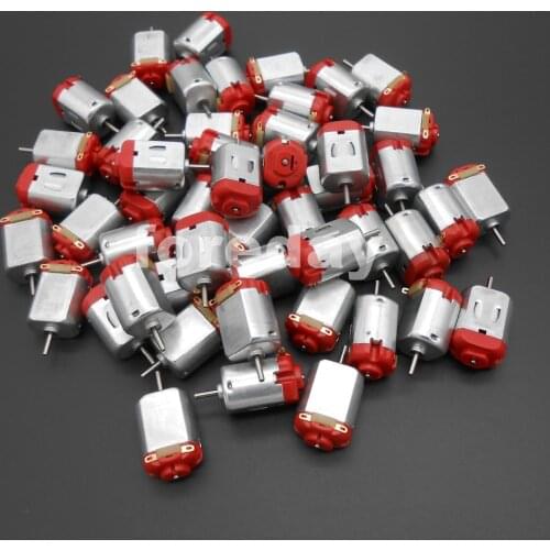 NEW 100 PCS Mini motors R130 motor Type 130 Hobby motor 8000 RPM 0.35-0.4A 3-6V 25* 15* 20mm*FD170X100