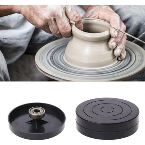 New 11.5cm Plastic Turntable Soft Pottery Clay Sculpture Tools 360 Flexible Rotation