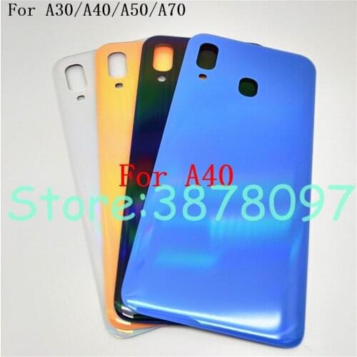 High Quality New Housing Battery Back Cover For Samsung Galaxy A30 A40 A50 A70 Battery Door Back Cover With Stickers +Logo