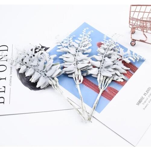 6 Pieces christmas Tree vases for home decor wedding bridal accessories clearance decorative flowers wreaths artificial plants