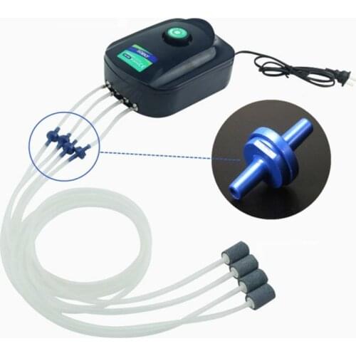 High Quality Plastic Aquarium Non Return One Way Check Valve Air Pump CO2 System Fish Tank Increasing Oxygen Pump Accessories