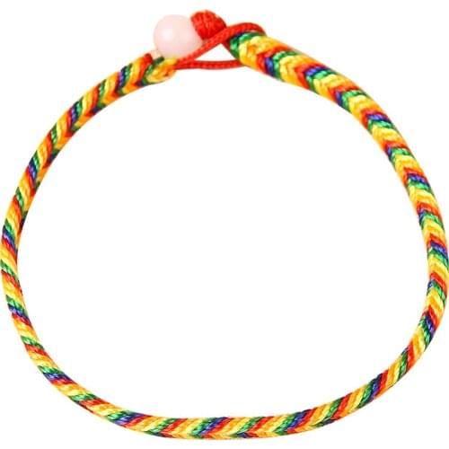 TT100 Dragon Boat Festival Colorful Rope Bracelets Children Baby Boys and Girls Couple Adults Five-Color Line Carrying Strap