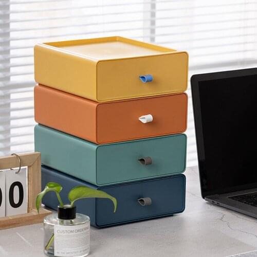 Multi-layer Desktop Drawer Stationery Storage Box Office Rack Cosmetic Combination Finishing Cabinet Sundries Sorting Cases