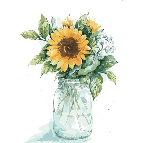 Green leaf Oil Pictures Diy Painting By Numbers Flowers Painting picture By Numbers Landscape Home Decoration with DIY Frame