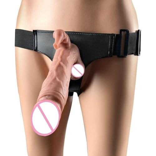 Liquid Silicone Dildo Strap-On Huge Penis Dildo Toys Adult Strapon for Women Realistic Dildo Sex Toys for Women Sextoy