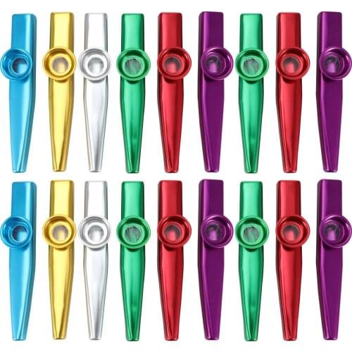 1 Set/38pcs Childrens Creative Toys Musical Instrument Kazoos with Flute Film