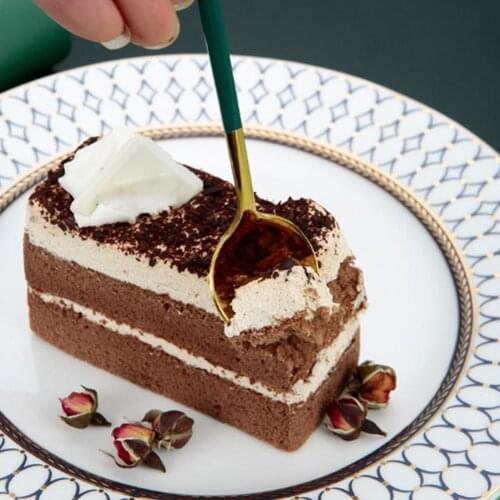 1PC Tea Spoon Stainless Steel Long Handle Coffee Scoop Coffee Spoon Durable Round Head Dessert Snacks Scoop for Home