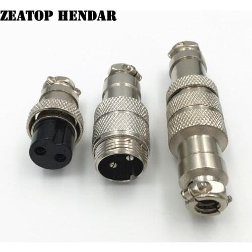 5Set GX16 Docking 2 3 4 5 6 7 8 9 10 Pin Male Female Butt Joint 16mm Wire Circular Panel Connector Aviation Socket Plug