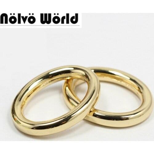 60pcs 5.0mm wire,25mm(1 " inside) bags' accessory alloy ring o, petss metal accessory welded circle ring