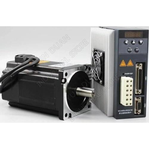 8.5Nm Digital Display Nema34 86MM 2000RPM Closed Loop Stepper Motor Driver Hybird Encoder Easy Servo 2Ph AC DC Stepper Motor Kit