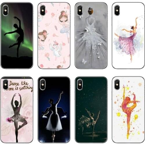 Ballerina Girl Dancing For Samsung Galaxy S10 Lite S9 S8 S7 S6 edge Plus S5 S4 Note 9 8 5 4 mini cover case