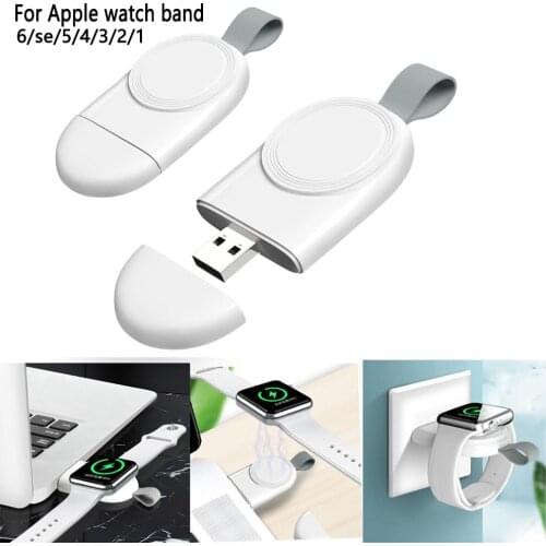 Wireless Charger 2 In 1 For Apple Watch 6 5 4 3 Se Series IWatch Accessories Portable USB Charging Dock Station Apple Watch Char