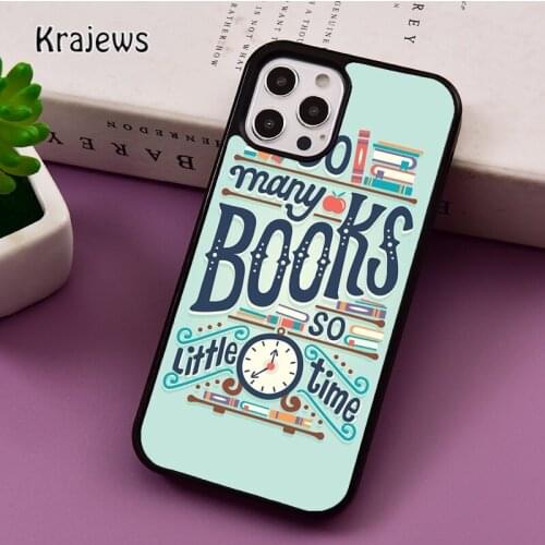 Read books Library Bookshelf Quote phone Case For iPhone 5 SE 2020 6 7 8 Plus 12 mini 11 Pro X XR XS Max Samsung S8 S9 S10 Cover