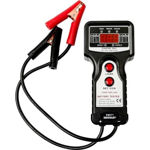 Digital Automatic Battery Tester Analyzer Motor Vehicle Load Charging Voltage Test Meter Professional Battery Diagnostic Tools