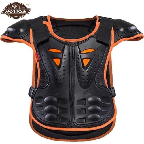Children Motorcycle Armor Kids Motocross Body Protector Moto Vest Chest Back Body Armor Motorcycle Vest Protective Gear