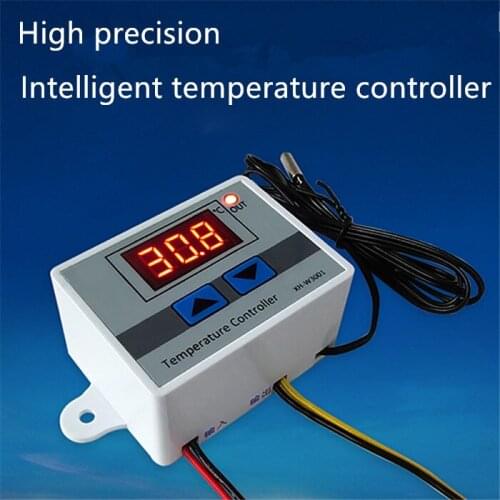 Intelligent Digital Thermostat AC220V 12V 24V Digital Temperature Controller Regulator Switch-50~110C