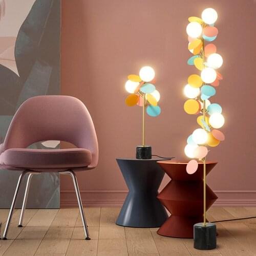 Nordic Minimalist Creativity Petal Led Table Lamp Floor Lamp Living Room Home Decor Bedroom Bedside Lamp Indoor Lighting Light